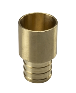 Sioux Chief 643XG3 1-Piece Straight Adapter, 3/4 in, F1807 PEX Crimp™ x Male C, Brass