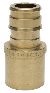 Sioux Chief PowerPEX® 644WG3 Straight Adapter, 3/4 in, F1960 PEX Grip™ x Female C, Brass