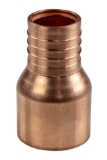 Sioux Chief 644X3 1-Piece Straight Adapter, 3/4 in, F1807 PowerPEX® Crimp™ x Female C, Copper