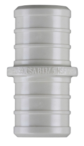 Sioux Chief 645XP4 6-XP Hose Coupling, 1 in Nominal, F1807 PowerPEX® Crimp™ End Style, Polysulfone