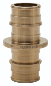 Sioux Chief 645WG3 1-Piece Coupling, 3/4 in Nominal, F1960 PEX Grip™ End Style, Brass