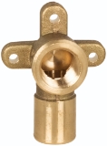 Sioux Chief 647-CG2E3 Tub Shower Elbow, 1/2 in CPVC x FNPT, Brass