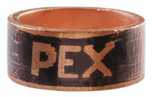 Sioux Chief 649X1 Crimp Ring, 3/8 in, F2159 PowerPEX® AccuCrimp™, Copper