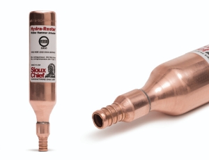 Sioux Chief HydraRester™ 652-AX 650 Water Hammer Arrester, 1/2 in, F1807 PEX Crimp™ x F1960 PEX Grip™, 350 psig, 1 to 11 Fixture Unit Capacity