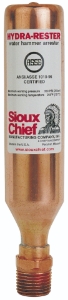 Sioux Chief HydraRester™ 652-A 650 Water Hammer Arrester, 1/2 in, MNPT, 350 psig, 1 to 11 Fixture Unit Capacity