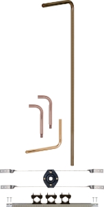 Sioux Chief ShowerUp™ 693-13155301 ShowerUp™ Kit, PowerPEX®, Copper