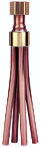 Sioux Chief PrimePerfect™ 695-D40 Trap Primer Distributor, 1/2 in FNPT Swivel Connection, Copper, Four 1/4'' MSWT Branches