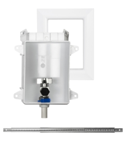 Sioux Chief OxBox™ 696RG1001CF Toilet/Dishwasher Outlet Box With Water Hammer Arrester, 1/2 in CPVC Male Inlet, ABS