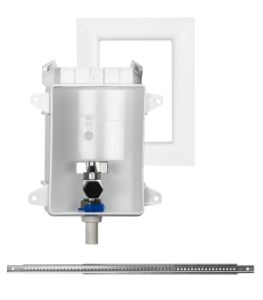 Sioux Chief OxBox™ 696RG1001CF Toilet/Dishwasher Outlet Box with Water Hammer Arrester, 1/2 in CPVC Male Inlet, ABS