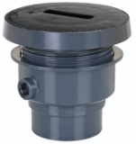 Sioux Chief FinishLine™ 832-36PF Adjustable Floor Drain with Coring Plug, 3 in Outlet, Hub Connection, PVC Drain