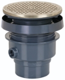Sioux Chief FinishLine™ 834-3PNR Adjustable Cleanout Complete Assembly, 3 in Cleanout, 4000 lb Load, 6-1/2 in Dia Cover, PVC