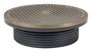 Sioux Chief FinishLine™ 834-6DHNR Adjustable Drain Cleanout, 6 in Cleanout, 2700 lb, 9 in Dia Cover, Ductile Iron