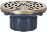 Sioux Chief 842-2LNR Adjustable On-Grade Floor Drain, 2 in Outlet, MNPT Connection, ABS Drain