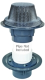 Sioux Chief 867-L4PP 866 Adjustable Planter Area Drain, 4 in Outlet, Hub Connection, PVC Drain