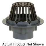 Sioux Chief 867-P4M Roof Drain With Dome Strainer, 4 in Outlet, Solvent Weld x Hub Connection, PVC Drain