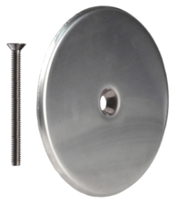 Sioux Chief 870-4PK1 Wall Cleanout Cover Kit With Cover and Screw, 4 in Cleanout, 430 Stainless Steel