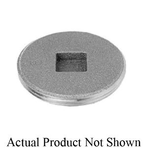 Sioux Chief 877-30 Countersunk Square Head Cleanout Flush Plug, 3 in Cleanout, Brass