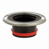 Sioux Chief PushTite™ 887-GAM Open Closet Flange With Stainless Steel Swivel Ring, 4 in Pipe, ABS