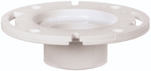 Sioux Chief TKO™ 888-P 1-Piece Open Closet Flange with Plastic Ring, Inside 3'', PVC