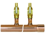 Sioux Chief PowerPEX® BranchMaster™ 672XV4L-11313 Manifold, 1 x 1/2 in, Male C x Female C x PEX, Copper