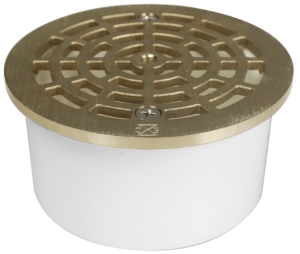 Sioux Chief 845-84PN Inside Pipe Drain, 4 in Outlet, 3.5 in Dia, PVC Drain