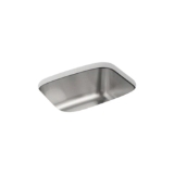 Sterling® 11449-NA Bar/Kitchen Sink With SilentShield® Technology, Springdale®, Luster, Rectangle Shape, 14-1/4 in L x 18-1/2 in W, 16-1/4 in L x 20-1/2 in W x 8 in H, 18 ga Stainless Steel