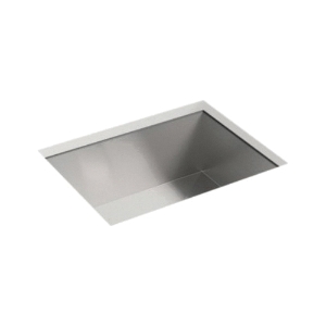 Sterling® 20023-NA Medium Kitchen Sink With SilentShield® Technology, Ludington®, Satin, Rectangle Shape, 22-1/4 in L x 16-9/16 in W x 9-3/16 in D Bowl, 24 in L x 18-5/16 in W x 9-7/16 in H, 18 ga Stainless Steel