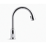 Sterling® 24272-CP Ludington® Pull-Down Kitchen Faucet, 1.5 gpm Flow Rate, Polished Chrome, 1 Handle, 1/3 Faucet Holes