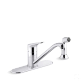 Sterling® 24278-CP Valton® Kitchen Sink Faucet, 1.5 gpm Flow Rate, Swivel Spout, Polished Chrome, 1 Handle