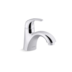 Sterling® 24819-4-CP Valton™ Bathroom Sink Faucet, 1.2 gpm Flow Rate, 2-5/16 in H Spout, 1 Handle, Pop-Up Clicker Drain, 1 Faucet Hole, Polished Chrome