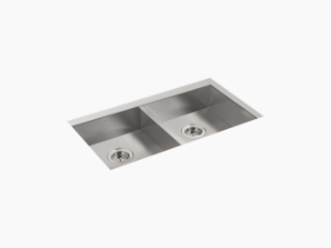 Sterling® 32024-NA Ludington™ Sink, 32 in L x 36 in W Bowl x 6 in D Bowl, 5-3/4 in H x 18-5/16 in W, Stainless Steel