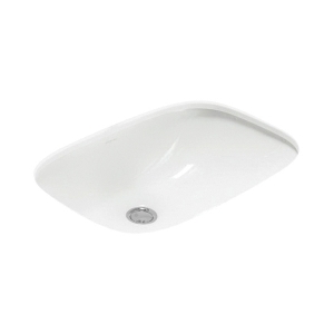 Sterling® P442007-U-0 Bathroom Sink With Overflow, Stinson®, Rectangle Shape, 18 in L x 12 in W x 8 in H, Vitreous China, White