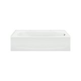Sterling® 71041520-0 Bathtub, Performa™, 60 in L x 29 in W, Right Drain, White