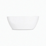 Sterling® 96129-0 Unwind™ Seamless Bathtub, Oval Shape, 59-1/16 in L x 29-1/2 in W, Center Toe-Tap Drain, White