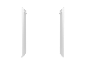 Sterling® 72445100-0 7244 Medley® Smooth Shower End Wall Set, 30 in W, Vikrell, White