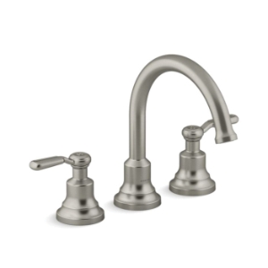 Sterling® T29364-4-BN Ludington™ Bath Faucet Trim, 5-5/16 in H Spout, 8 to 16 in Center, Vibrant® Brushed Nickel, 2 Handles