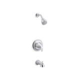 Sterling® TS24820-4G-CP Bath/Shower Faucet Trim Set with Katalyst® Air-Induction Technology, 1.75 gpm Shower, Polished Chrome