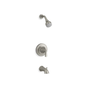 Sterling® TS27377-4G-BN Bath/Shower Faucet Trim Set with Katalyst® Air-Induction Technology, 1.75 gpm Shower, Vibrant® Brushed Nickel