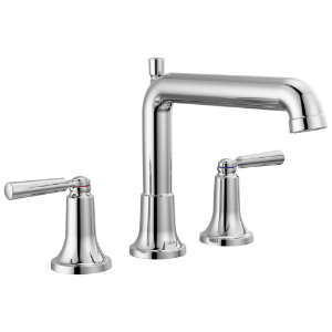 DELTA® T2736 SAYLOR™ Tub Faucet, 18 gpm Flow Rate, 8 in Center, Chrome, 2 Handles, Tub Filler Function