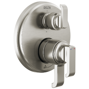 DELTA® T27989-SS-PR 17 Series 6-Setting Shower Diverter, Lumicoat® Stainless