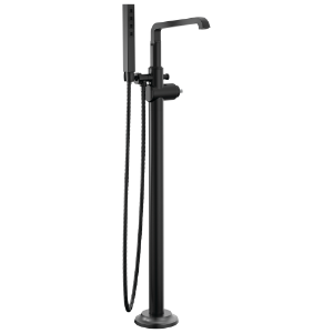 DELTA® T4789-BLLHP-FL Tub Filler Trim, 1.75 gpm Flow Rate, Matte Black, 1 Handle