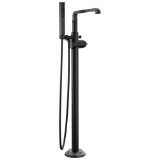 DELTA® T4789-BLLHP-FL Tub Filler Trim, 1.75 gpm Flow Rate, Matte Black, 1 Handle