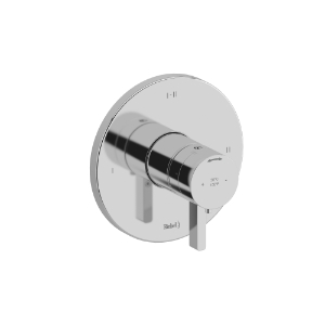 RIOBEL TPXTM23C Thermostatic Pressure Balance Trim, 6.3 gpm Shower, Chrome