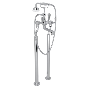 Perrin & Rowe® U.3012LS/1-APC Georgian Era Tub Filler, 9 gpm Flow Rate, Polished Chrome