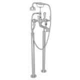 Perrin & Rowe® U.3012LS/1-APC Georgian Era Tub Filler, 9 gpm Flow Rate, Polished Chrome