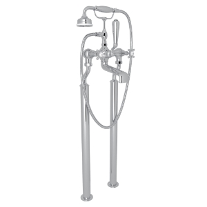 Perrin & Rowe U.3013X/1-APC Georgian Era Tub Filler, 9 gpm Flow Rate, Polished Chrome