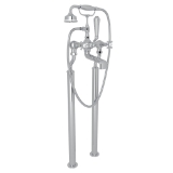 Perrin & Rowe U.3013X/1-APC Georgian Era Tub Filler, 9 gpm Flow Rate, Polished Chrome