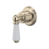 Perrin & Rowe® U.3240L-STN/TO Trim Volume Controls Diverter, Satin Nickel