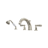 Perrin & Rowe® U.3248L-PN Edwardian Tub Filler, 20 gpm Flow Rate, Polished Nickel