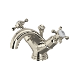 Perrin & Rowe® U.3626X-PN-2 Edwardian Single Hole Bathroom Faucet, 1.2 gpm Flow Rate, Polished Nickel